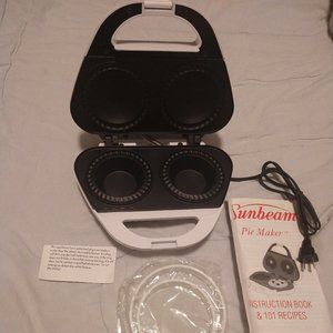 Rare  1993 Sunbeam Electric Pie Maker #4805